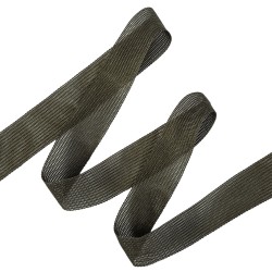 Окантовочная лента-бейка, цвет Тёмно-Серый 22мм (на отрез)  в Нижнем Тагиле
