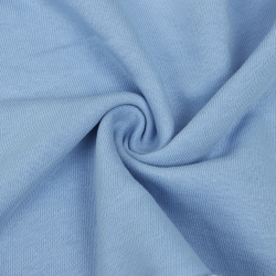 Ткань Футер 3-х нитка, Петля, цвет Светло-Голубой (на отрез)  в Нижнем Тагиле