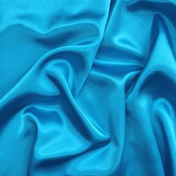 *Ткань Атлас-сатин, цвет Голубой (на отрез)  в Нижнем Тагиле