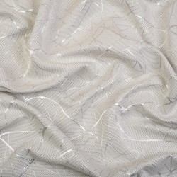 *Ткань Блэкаут для штор светозатемняющая 75% &quot;Ледовое тиснение цвет Светло-Серый&quot; (на отрез)  в Нижнем Тагиле
