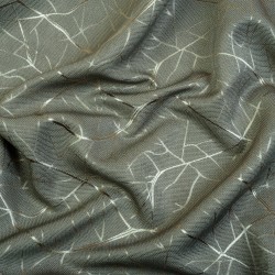 Ткань Блэкаут для штор светозатемняющая 85% &quot;Ледовое тиснение цвет Светлый Хаки&quot;  в Нижнем Тагиле
