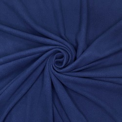 Флис Односторонний 130 гр/м2, цвет Темно-синий (на отрез)  в Нижнем Тагиле