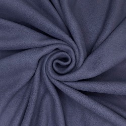 Ткань Флис Односторонний 130 гр/м2, цвет Темно-серый (на отрез)  в Нижнем Тагиле
