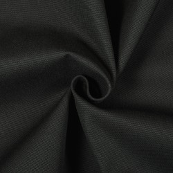 Ткань смесовая Канвас 35/65, цвет Черный (на отрез)  в Нижнем Тагиле