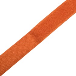 Контактная лента 25мм цвет Оранжевый (велькро-липучка, на отрез)  в Нижнем Тагиле