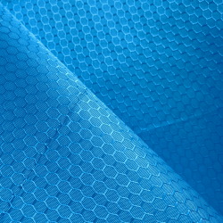Ткань Оксфорд 300D PU Рип-Стоп СОТЫ, цвет Голубой (на отрез)  в Нижнем Тагиле