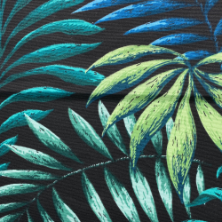 Интерьерная ткань Дак (DUCK), принт &quot;Тропические листья&quot; (на отрез)  в Нижнем Тагиле