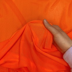 Трикотажная Сетка 75 г/м2, цвет Оранжевый (на отрез)  в Нижнем Тагиле