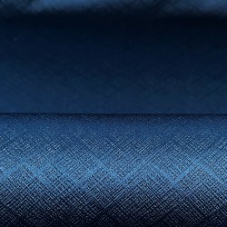 Ткань Блэкаут для штор светозатемняющая 100% &quot;Орнамент Синий&quot; (на отрез)  в Нижнем Тагиле
